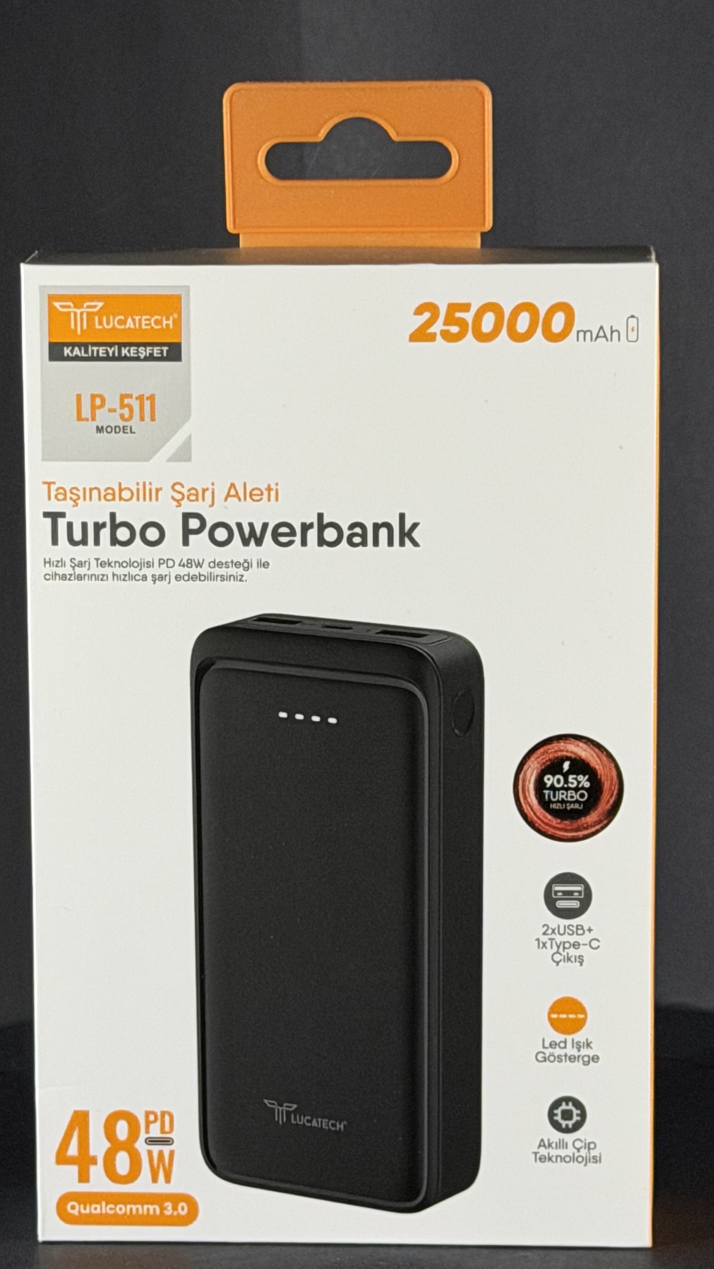 LUCATECH 25000 MAH PD 48W POERBANK
