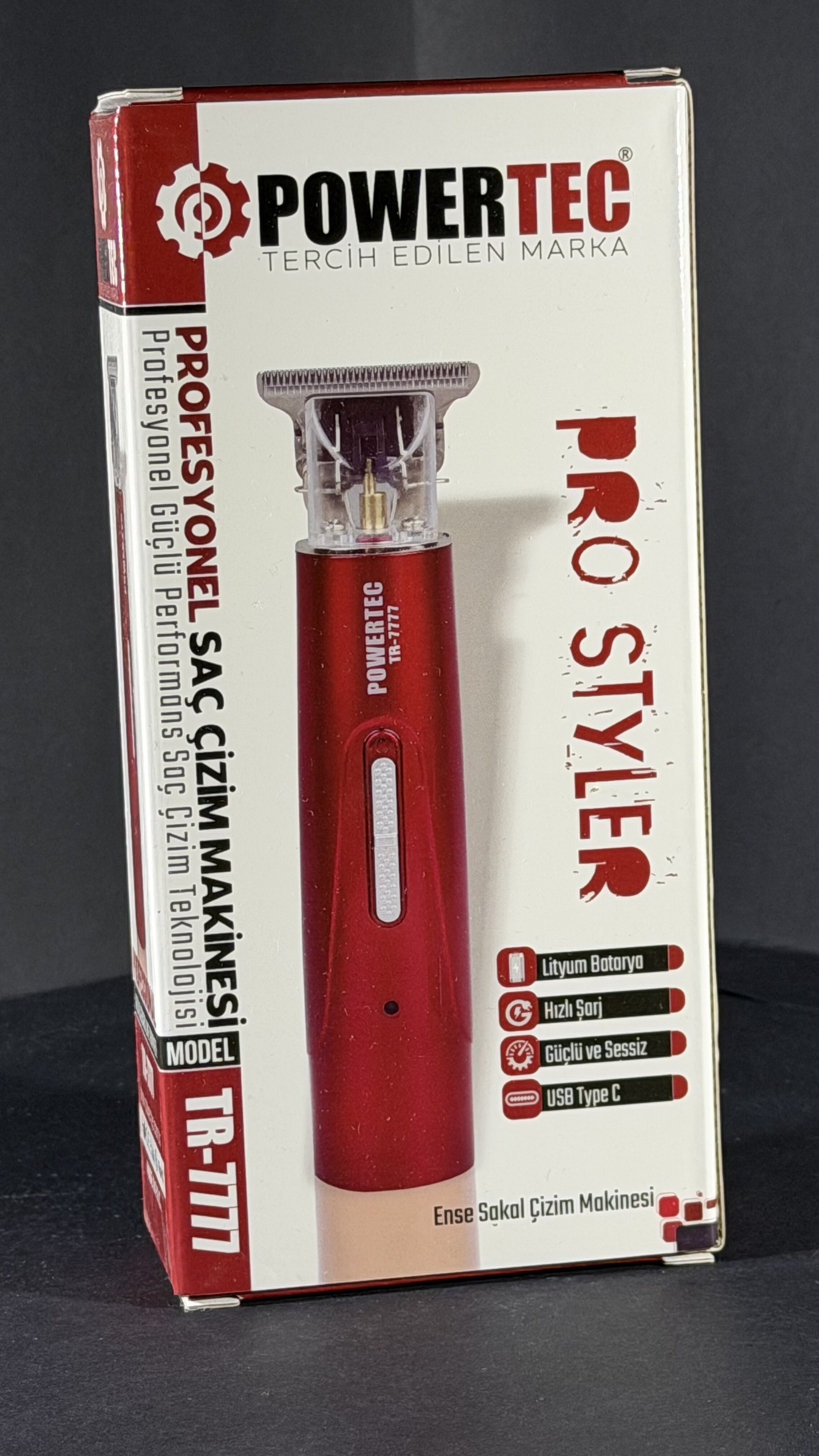 POWETEC 7777 ENSE SAKAL TRAŞ MAKİNASI