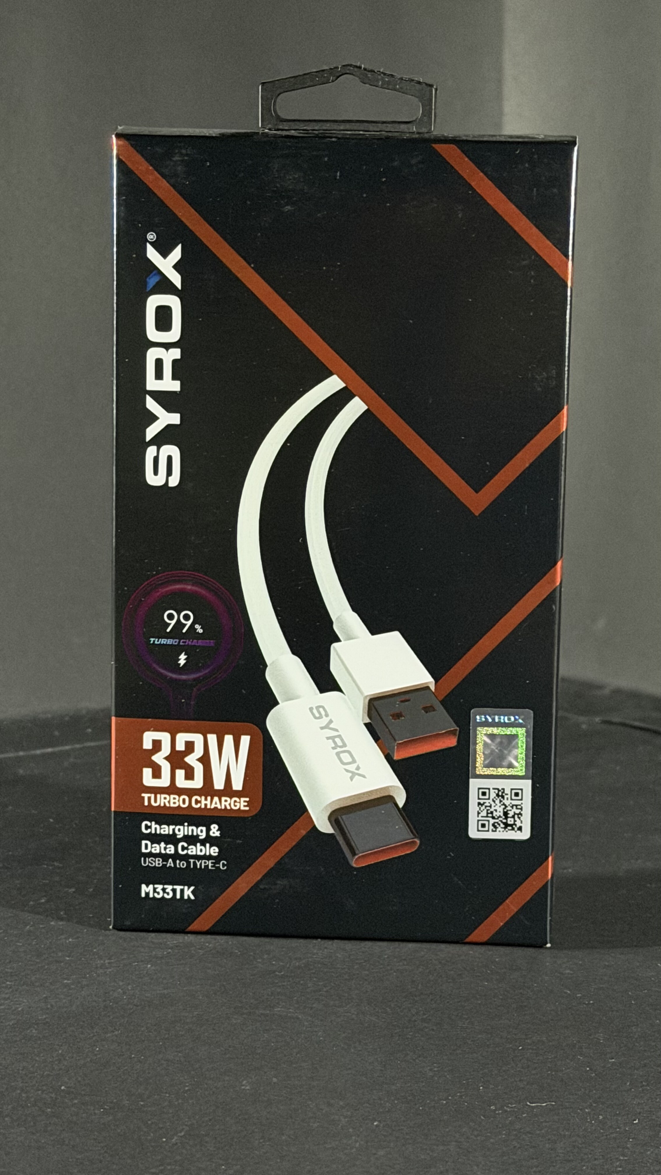 SYROX M33TK TYPE-C USB ŞARJ KABLOSU